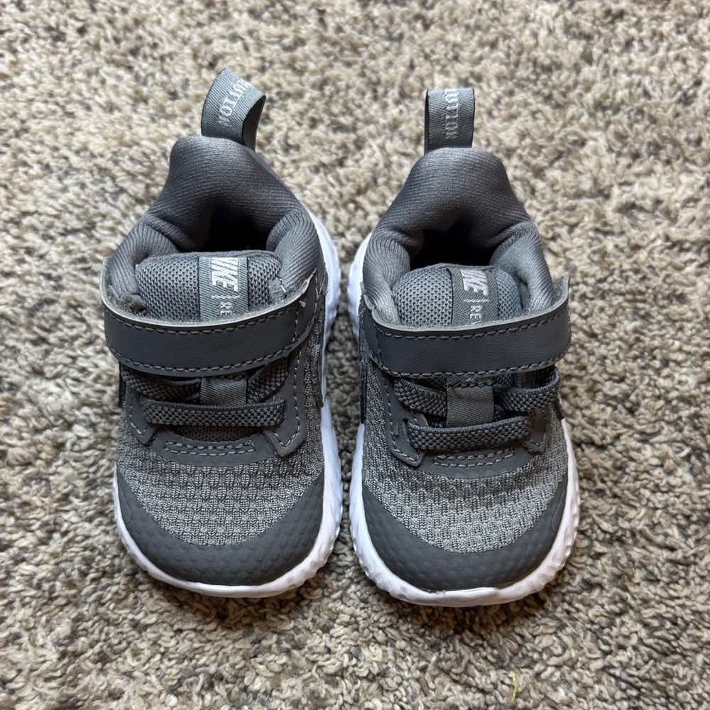 Nike Kids Charcoal Gray Sneakers